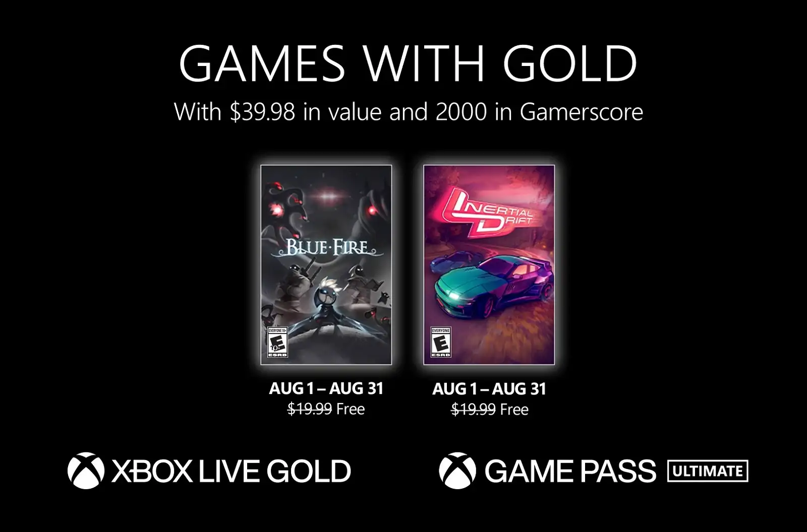 Xbox Games with Gold August 2023: free games available now