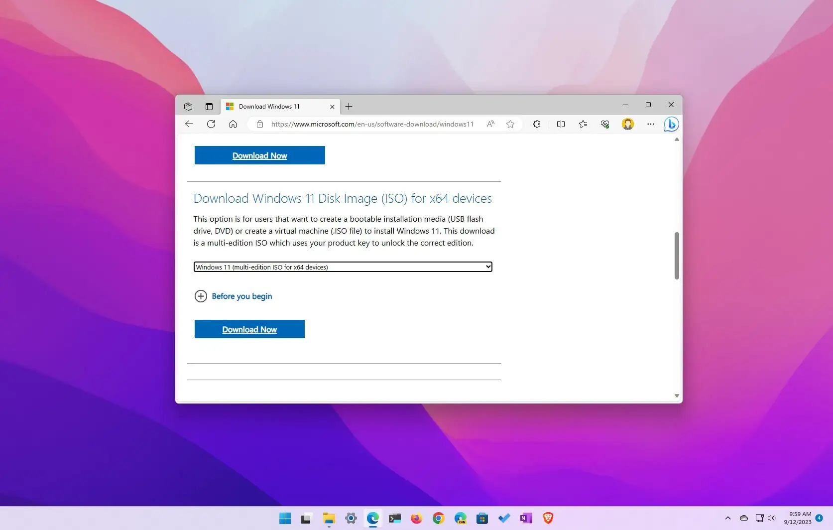 How to download official Windows 11 23H2 ISO file - Pureinfotech