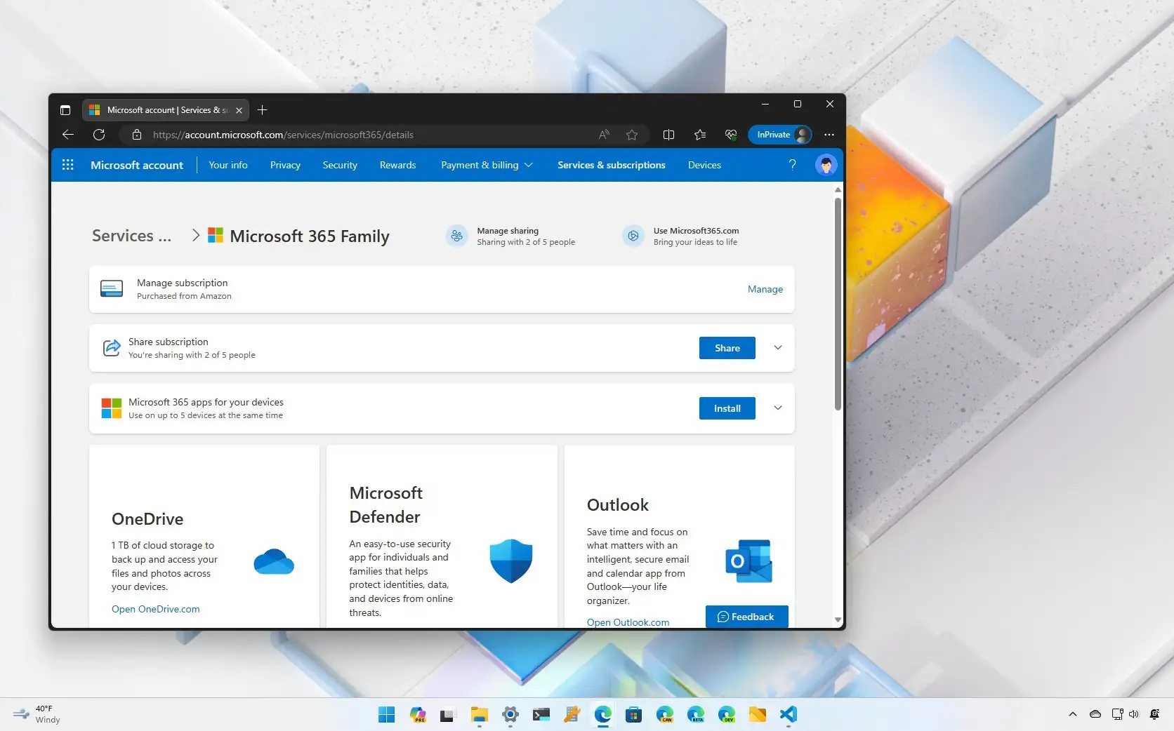 How To Share Microsoft 365 Family Subscription With Other People
