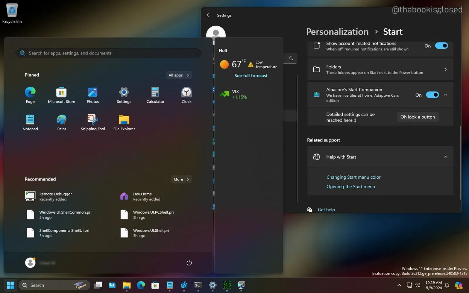 Windows 11 to bring floating Live Tiles-like widgets to Start menu (build 26212) - Pureinfotech