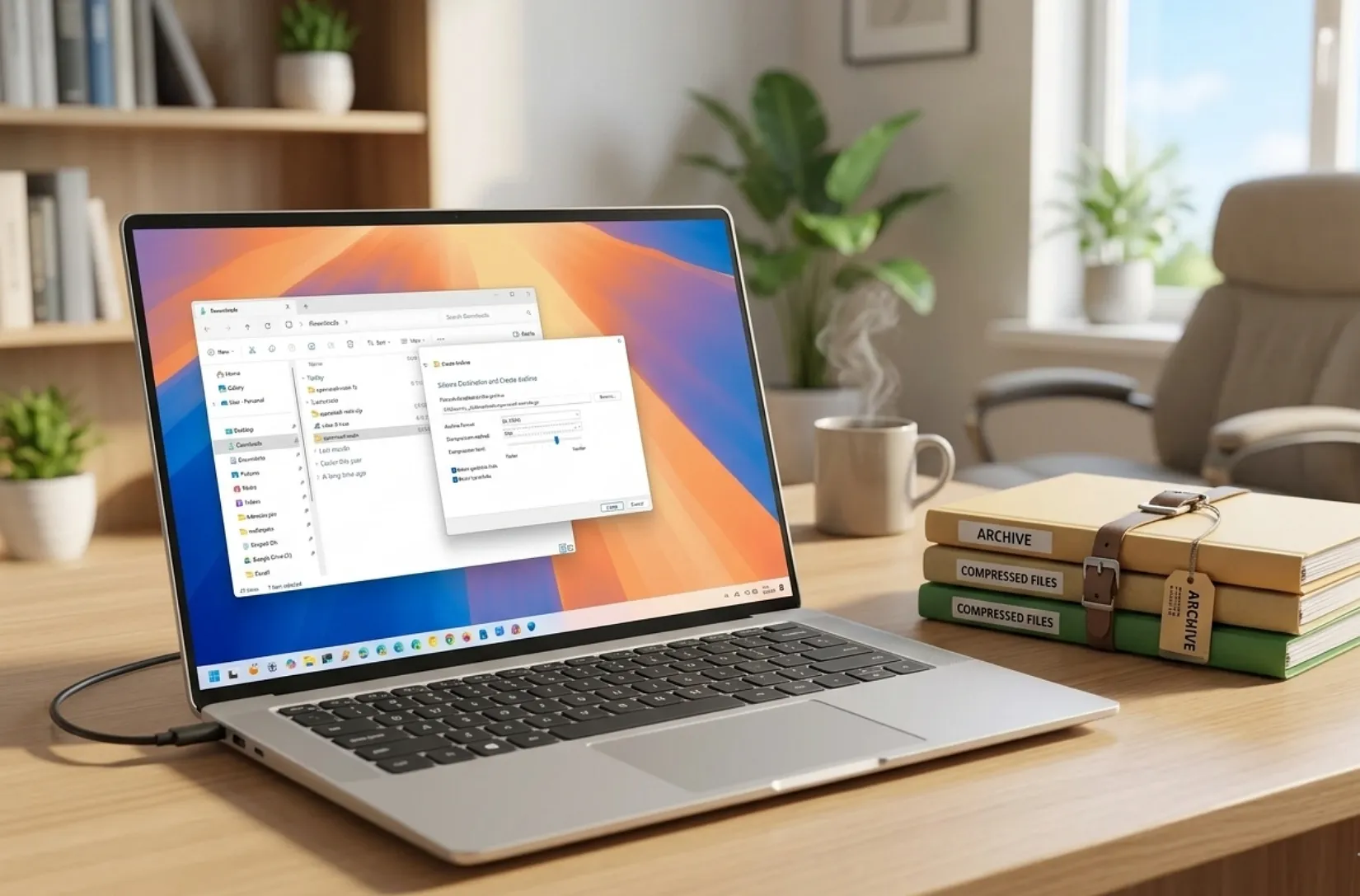 How to create ZIP, TAR, and 7z archival format files on Windows 11