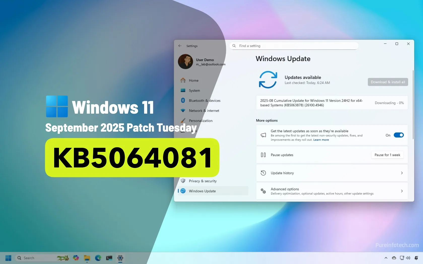 Build 26100.5074 (KB5064081) for Windows 11 drops as the
