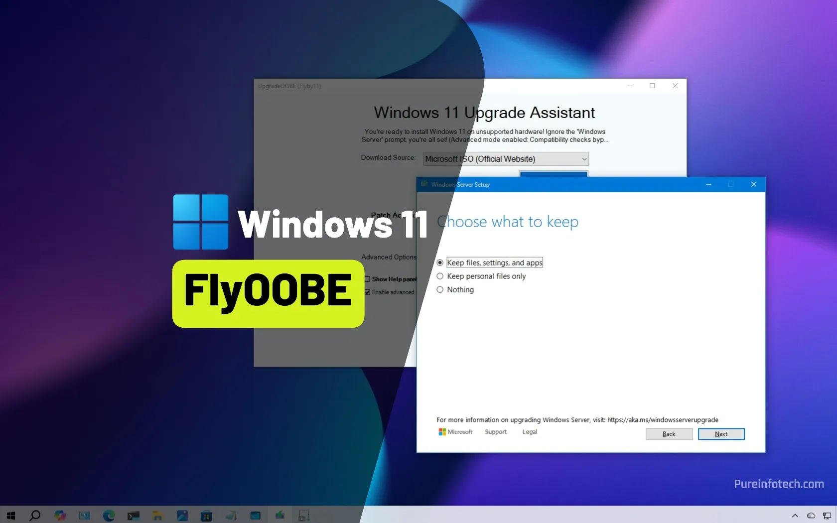 How to use FlyOOBE to upgrade to Windows 11 on unsupported CPU ...