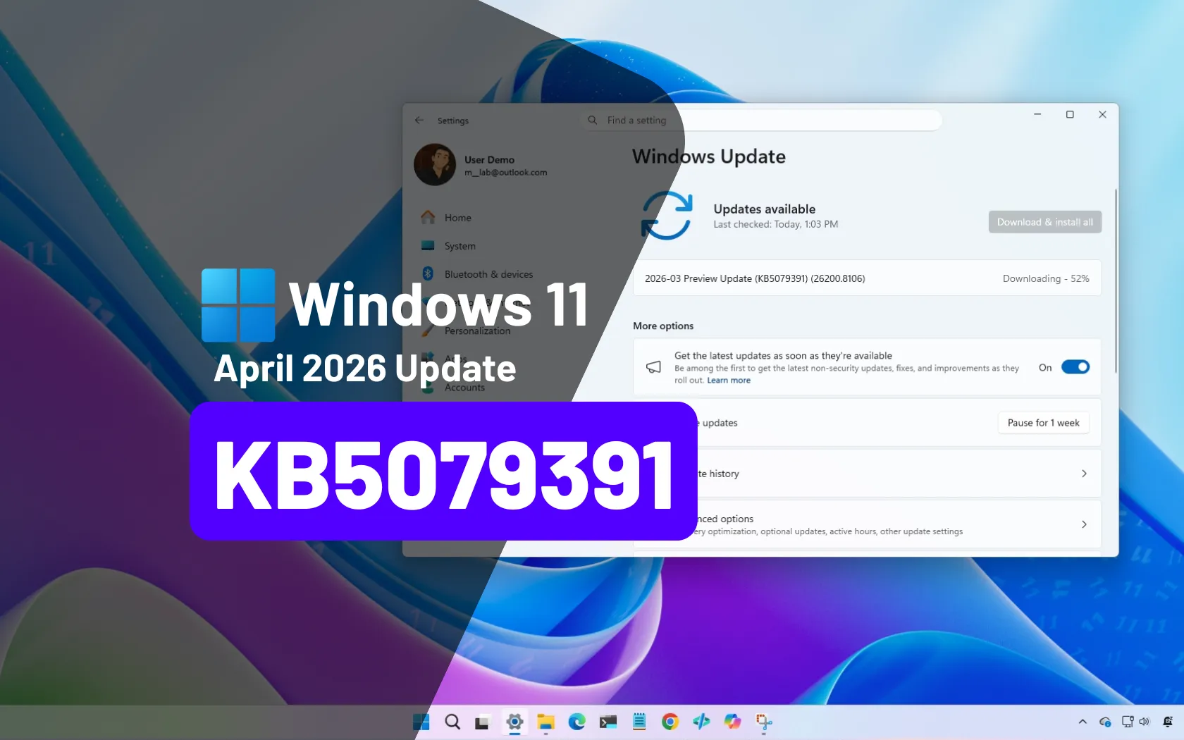 KB5086672 (build 26200.8117) for Windows 11 drops as part of the April ...