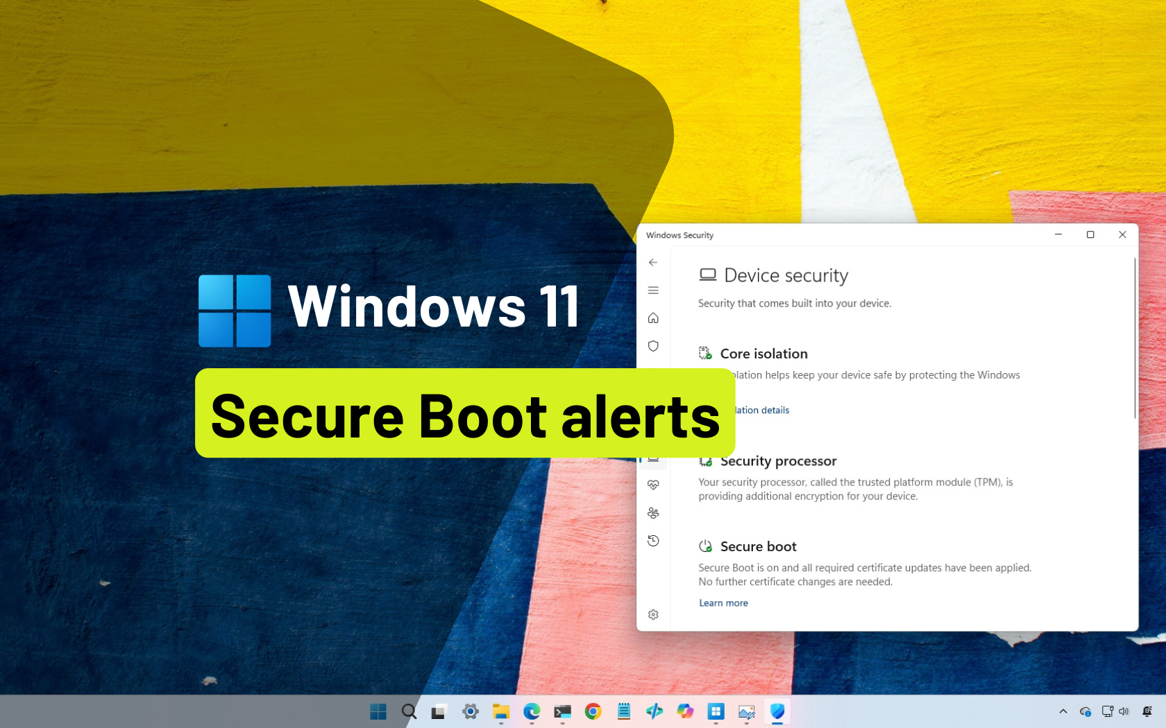 Windows 11 adds Secure Boot certificate alerts ahead of 2026 security ...