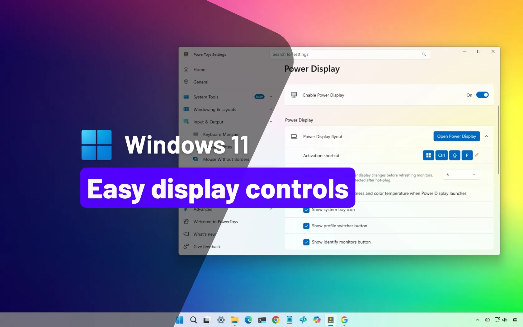 I replaced my monitor's built-in controls with this PowerToys feature ...