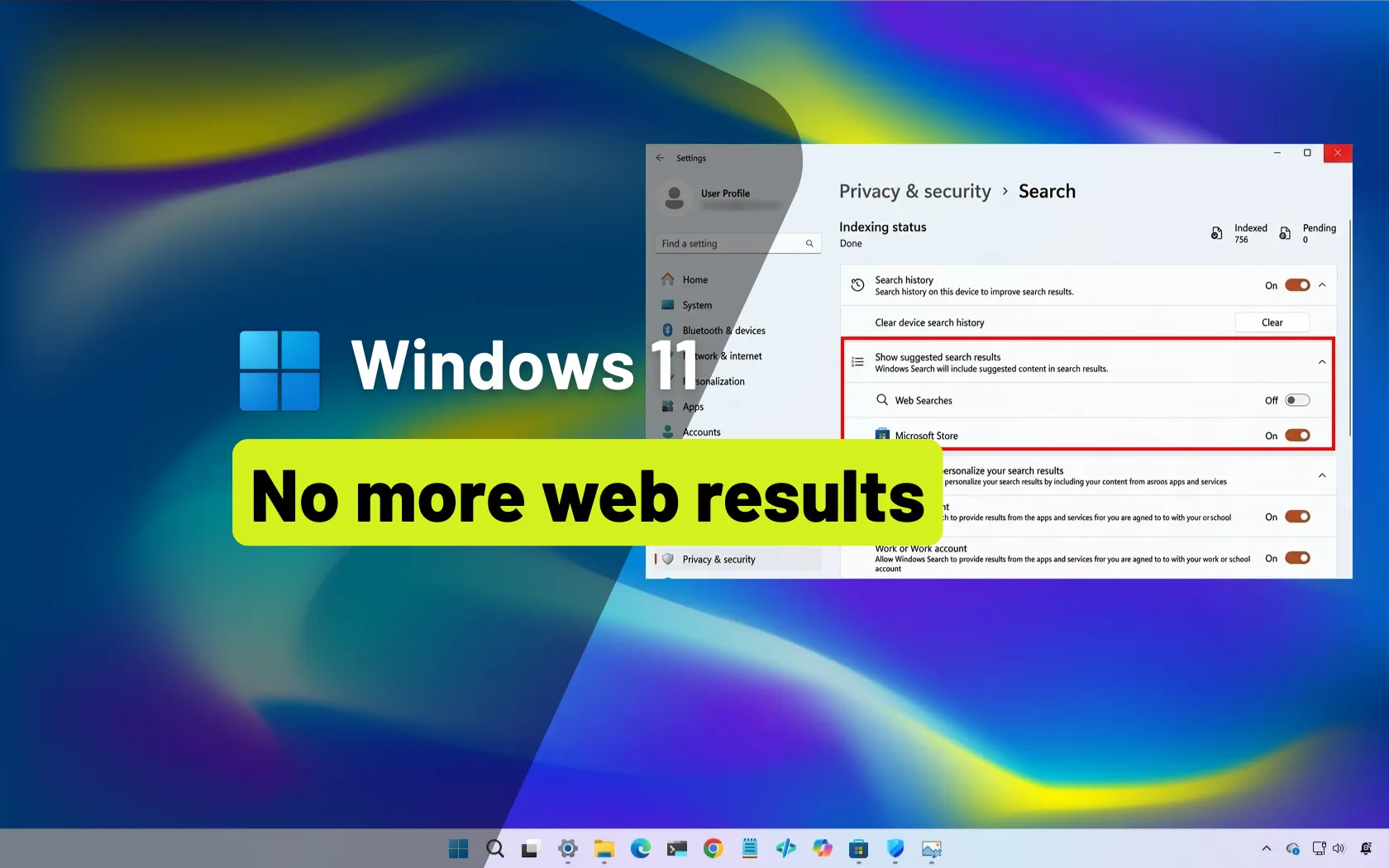 Microsoft is finally letting Windows 11 users remove Bing results from ...