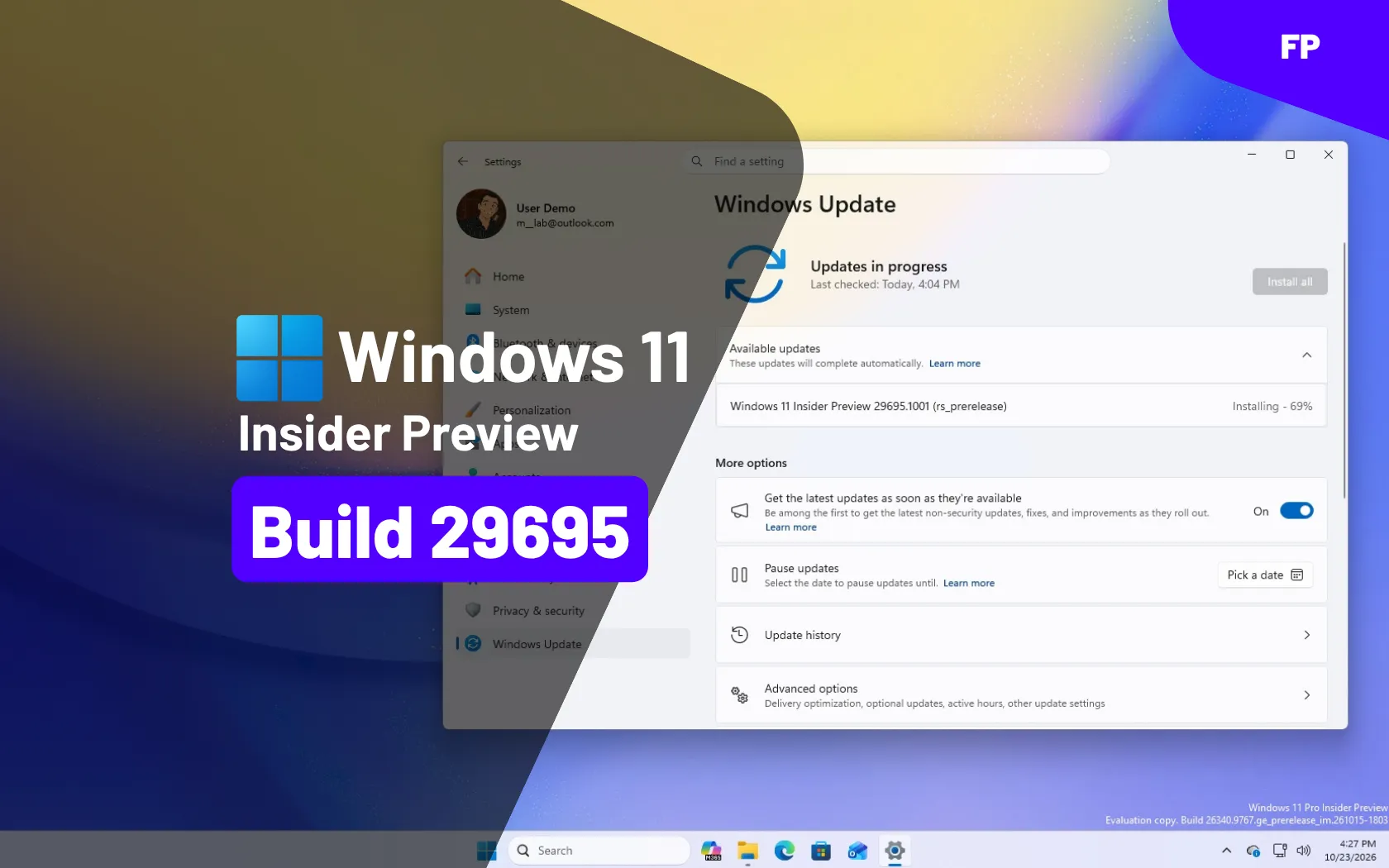 Build 29695.1001 for Windows 11 adds a new Magnifier theme and fixes ...